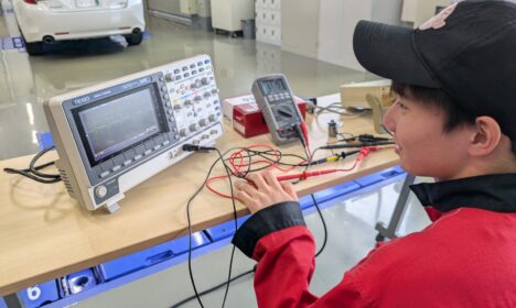 自動車システム工学科３年生の授業