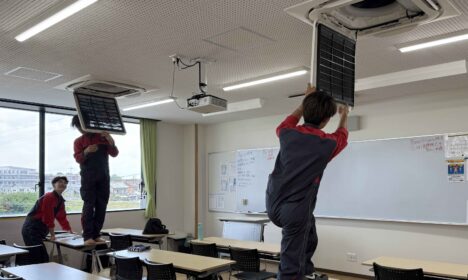 ボランティア清掃＆校内の大掃除